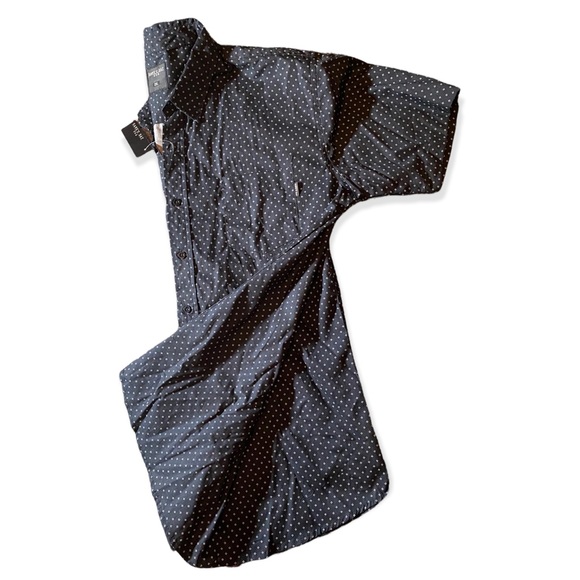 Hawks Bay USA mens button down short sleeve, size 2XL navy blue New NWT. - Picture 12 of 12